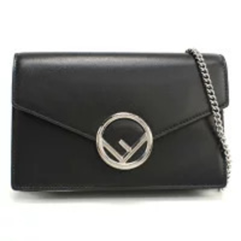 Fendi Chain Wallet F Black